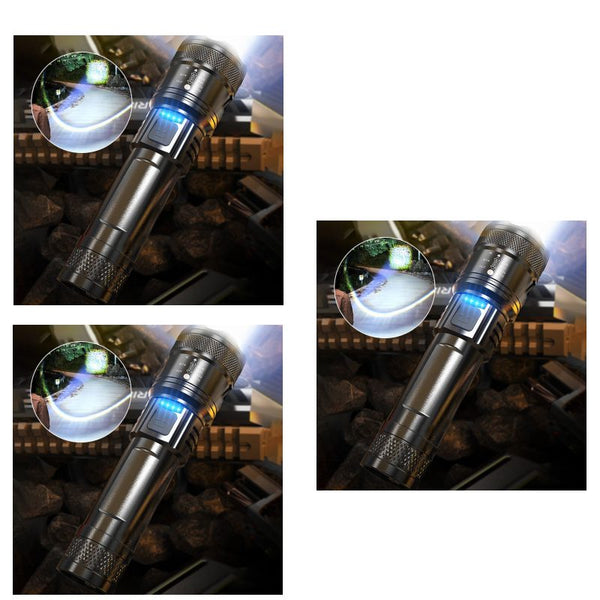 Superstarke Zoom-Taschenlampe – extrem hell & wasserdicht – perfekt für Outdoor & Notfall!