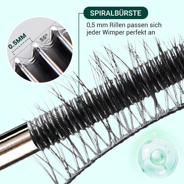 ⏳Limitiertes 50 % Rabatt⏰Wasserfeste Fiber Mascara für natürliches Volumen💦