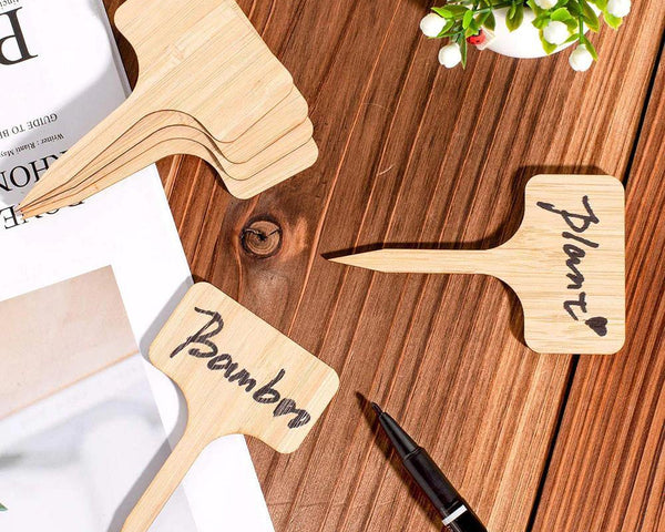 PlantSign – Pflanzenschilder aus Bambus für Garten & Deko