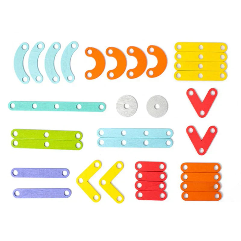 LearnWood™ – Holz-Puzzlespielzeug für Kinder | Fördert Kreativität und Logik