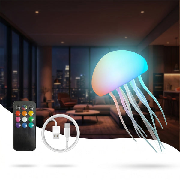 GlowMira™ Night Light – 16 Farben, Wiederaufladbar & Kabellos | Beruhigendes Ambiente
