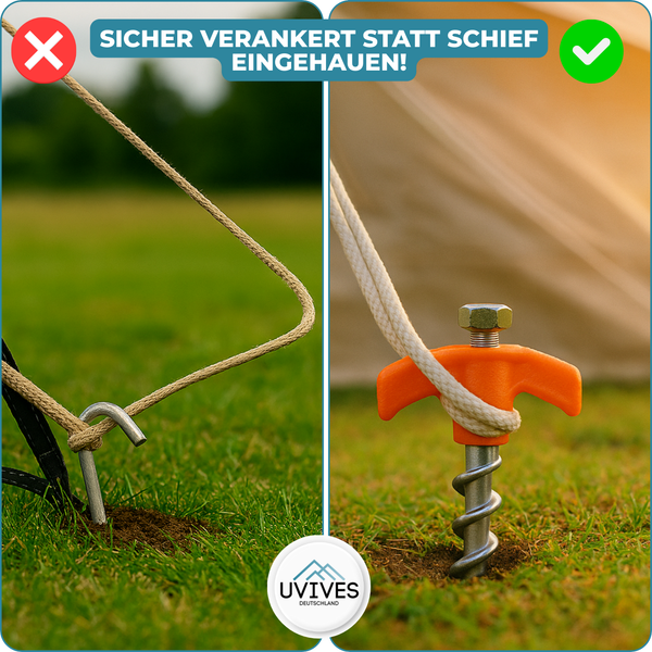 2+2 GRATIS | DrillPeg™ – Zelt sicher verankern in Sekunden