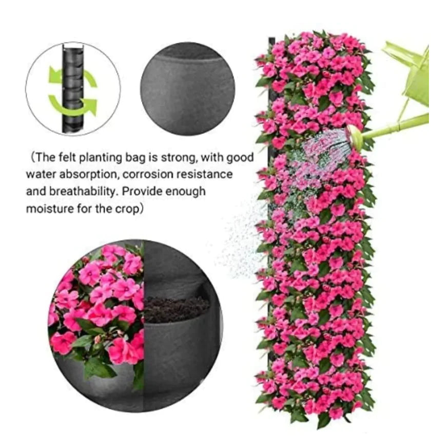 WallNest - Vertikal hängende Gartenpflanze