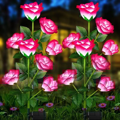 RoseGlow – Romantische Gartenbeleuchtung ganz ohne Strom