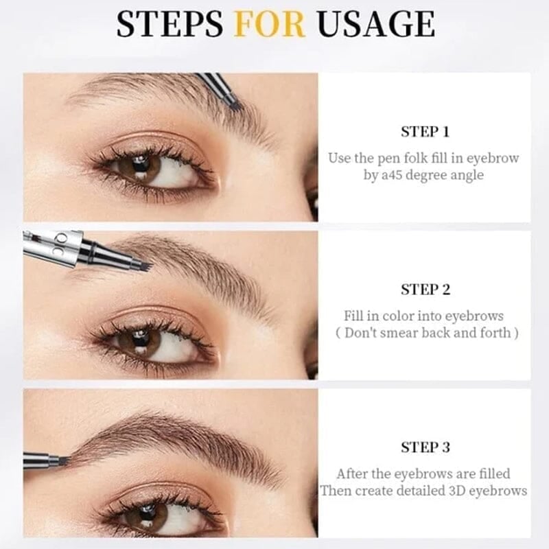 BrowSculpt™ 3D-Wasserdichter Augenbrauenstift für perfekt definierte Brauen