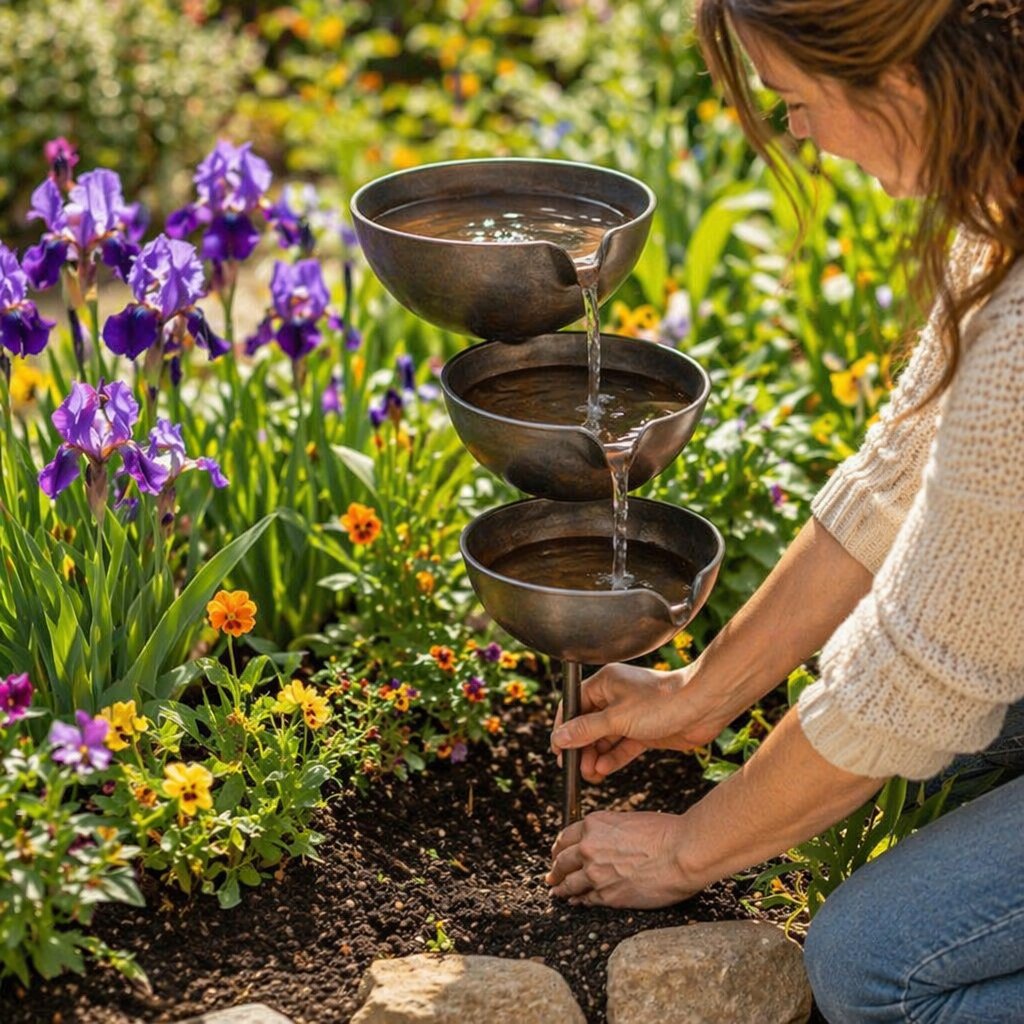 Rainora™ Regensammler-Vogelbad | Natürliche Wasserquelle für Vögel & Bienen