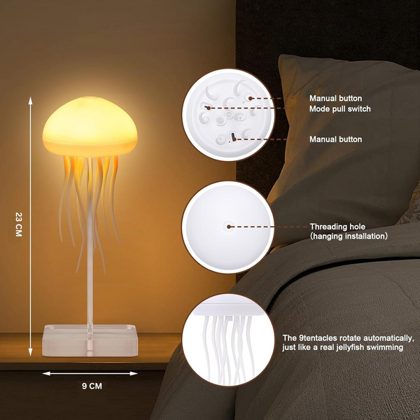 GlowMira™ Night Light – 16 Farben, Wiederaufladbar & Kabellos | Beruhigendes Ambiente