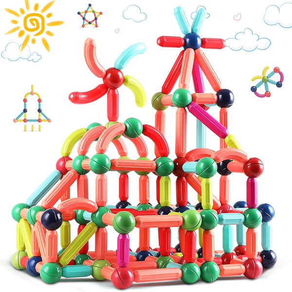 MagniBuild™ Magnetisches Konstruktionsspiel | Kreatives Bauen & spielerisches Lernen