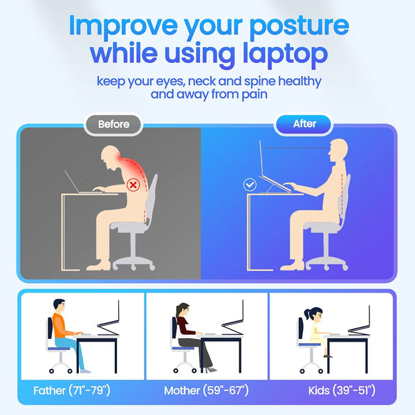 EasyStand™ – Flexibler, drehbarer Laptopständer für komfortables Arbeiten
