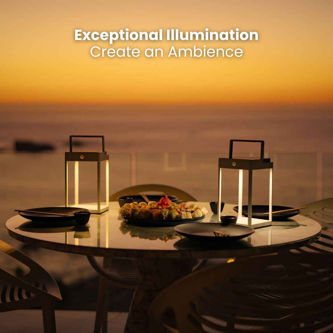 Solaraire™ Luxus-Solarleuchte | Elegantes Licht für draußen