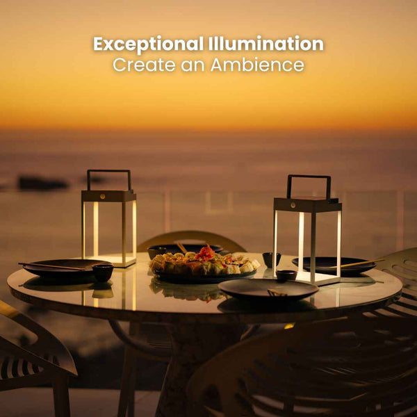 Solaraire™ Luxus-Solarleuchte | Elegantes Licht für draußen