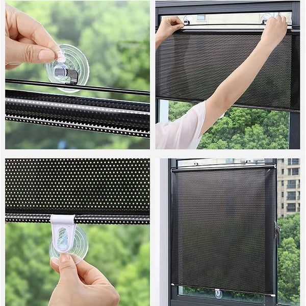 GuardSun™ – Effizientes Sonnenschutzrollo für Auto und Fenster – Maximale Kühlung & UV-Schutz