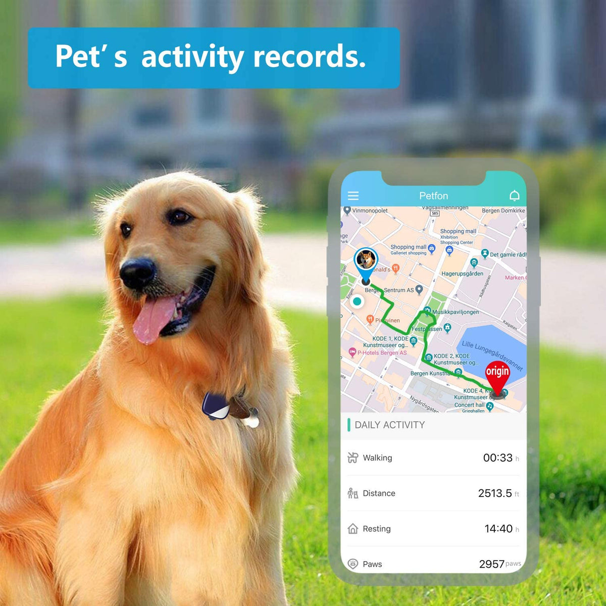 PetTrack™ - Haustier GPS-Tracker | 1+1 GRATIS!