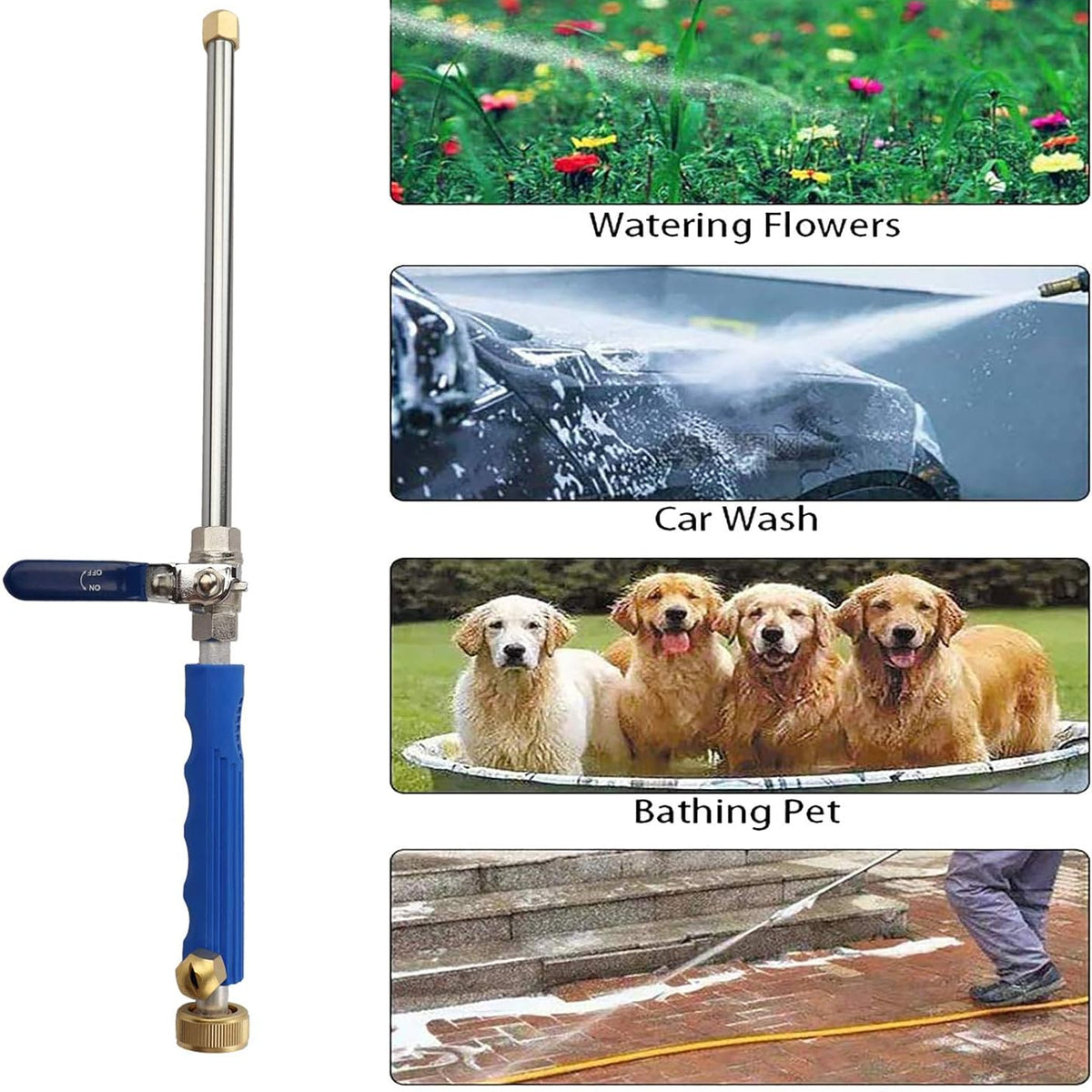 JetWater™ – Verwandeln Sie Ihren Gartenschlauch in einen Hochdruckreiniger