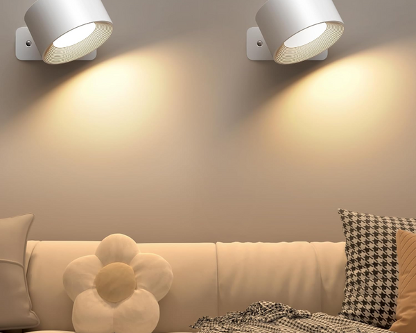 1+1 GRATIS | LumiPod - Drehbare kabellose LED-Wandleuchte