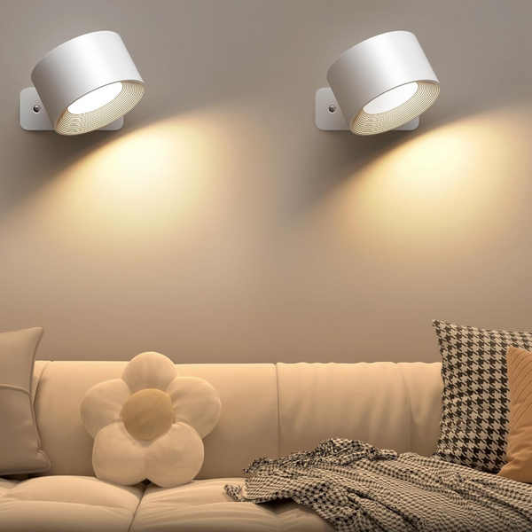 1+1 GRATIS | LumiPod - Drehbare kabellose LED-Wandleuchte