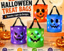 GlowTreat™ Halloween-Süßigkeitentasche | Leuchtende LED-Deko & praktischer Candy-Bag