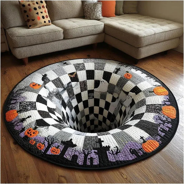 SpookDepth™ 3D Halloween Illusions-Teppich | Schauriger Tiefeneffekt