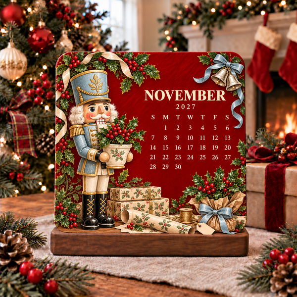 Floravera™ Pflanzbarer Dauerkalender 2027 | 12 Monate voller Blüten