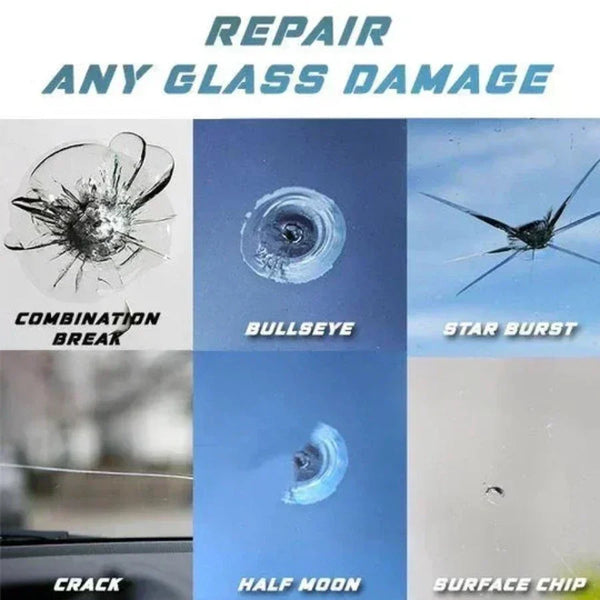 GlassCare™ - Effektives Glasreparaturset für Risse und Kratzer