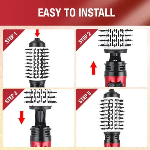 FlexiStylerBürste™ -3 in 1 Elektrischer Haarglätter und Lockenbürste