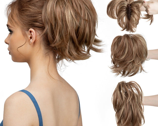 Grande™ Synthetische Haarverlängerungen Pferdeschwanz Krallenclip