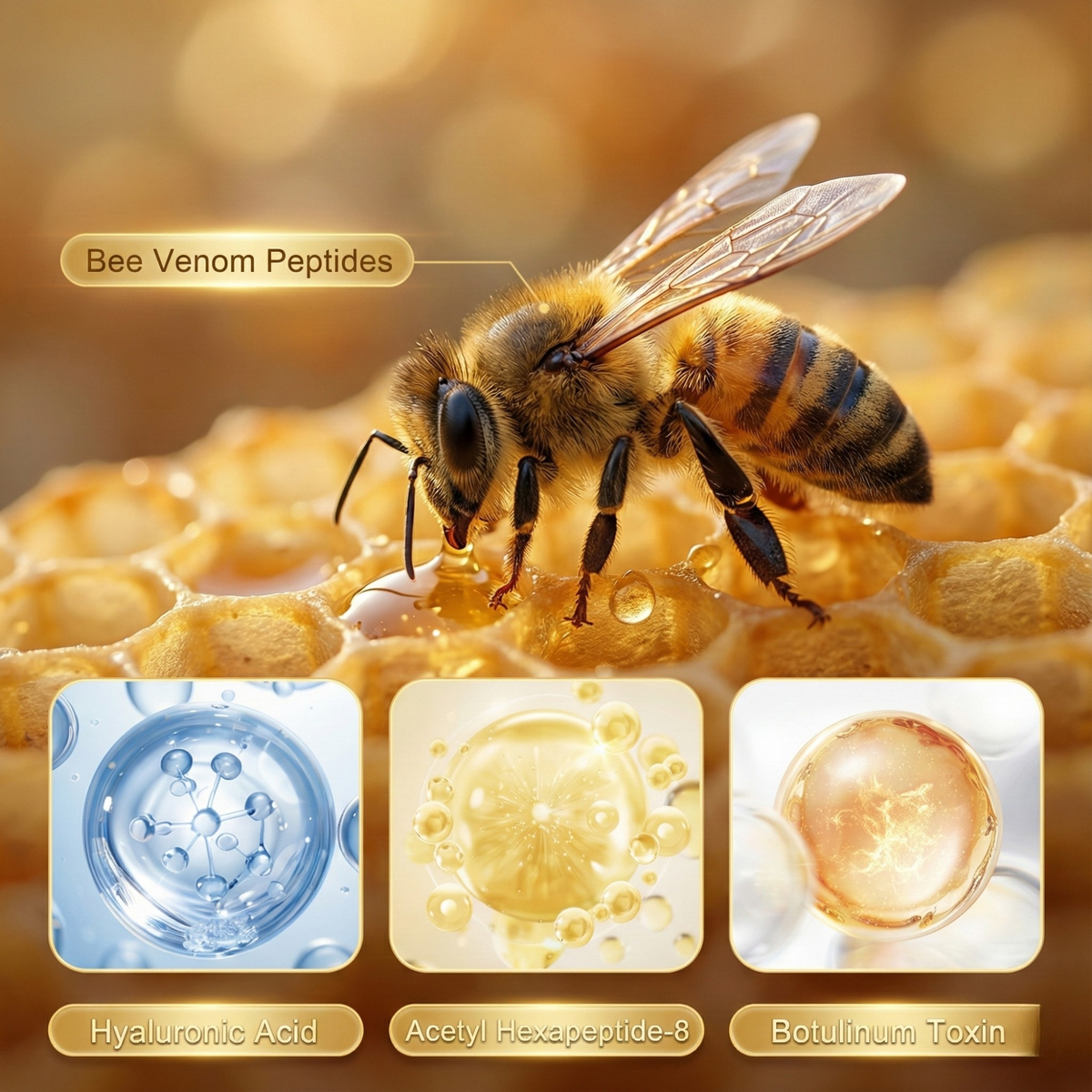 1+1 GRATIS | Apiluxe™ Bienengift Anti-Aging-Creme | Für Straffer & Glatter Wirkende Haut