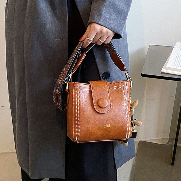 RetroCharm™ – Vintage-Mode-Tasche mit verstellbarem breiterem Schultergurt