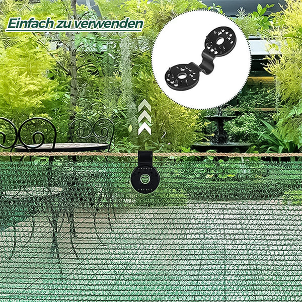 20+20 GRATIS | ShadeClips – Die einfache Lösung zur sicheren Befestigung von Schattiernetzen