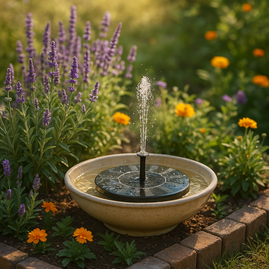 FloraFontana™ – Der Solarbrunnen für lebendige Gärten.