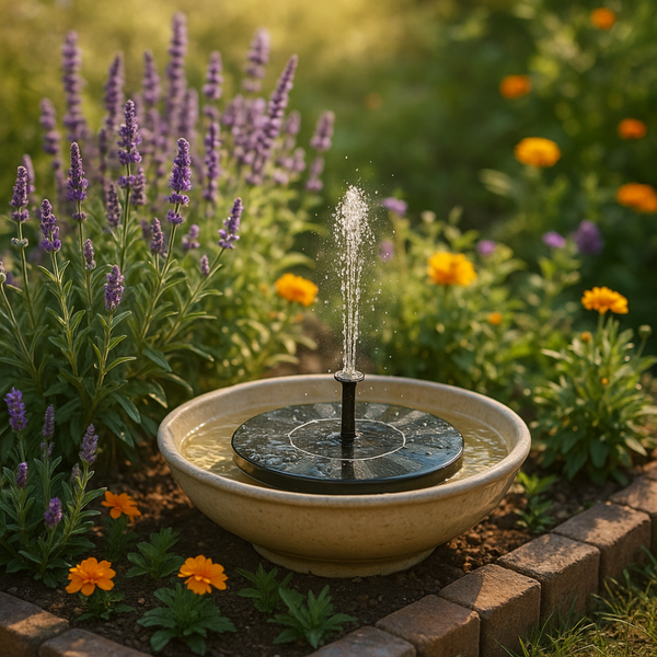 FloraFontana™ – Der Solarbrunnen für lebendige Gärten.