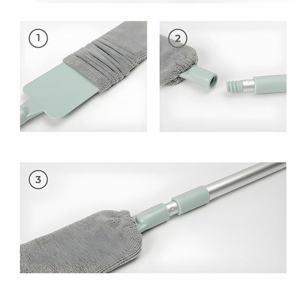 50% Rabatt | Dustfree - Staubwedel für hohe, niedrige und enge Stellen