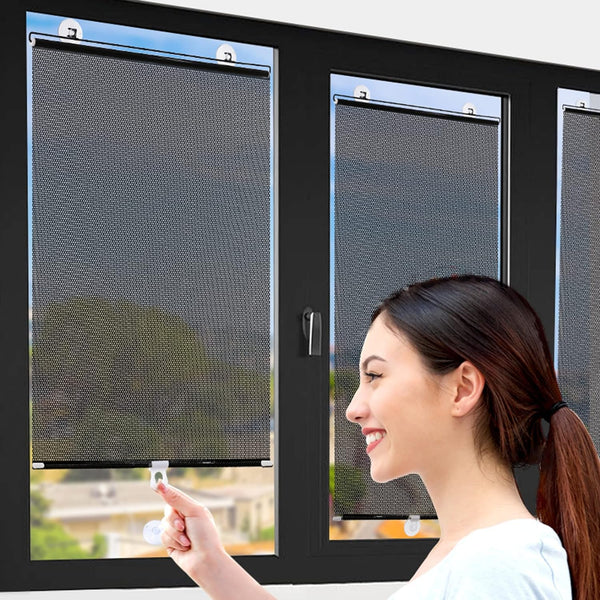 GuardSun™ – Effizientes Sonnenschutzrollo für Auto und Fenster – Maximale Kühlung & UV-Schutz