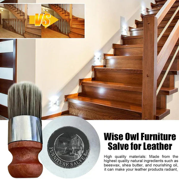 ShineRevive™ | Möbelpflege-Salbe & Bürste für Holz
