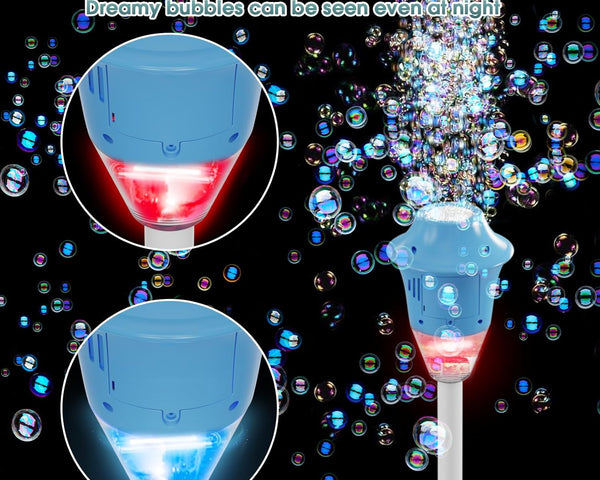 BubbleGlow - Magische Seifenblasen mit buntem Lichteffekt!