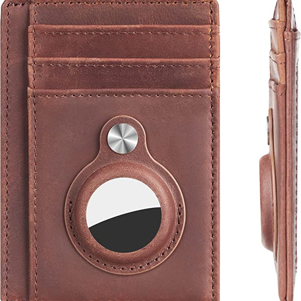 AiroWallet™ - AirTag Leather Wallet (unterstützt sowohl Android als iOS)