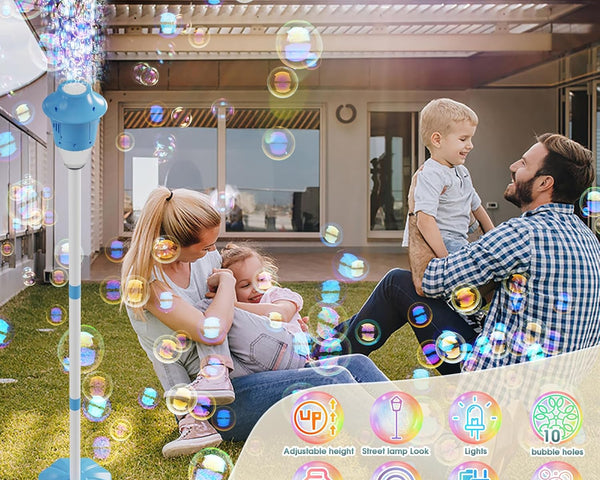 BubbleGlow - Magische Seifenblasen mit buntem Lichteffekt!