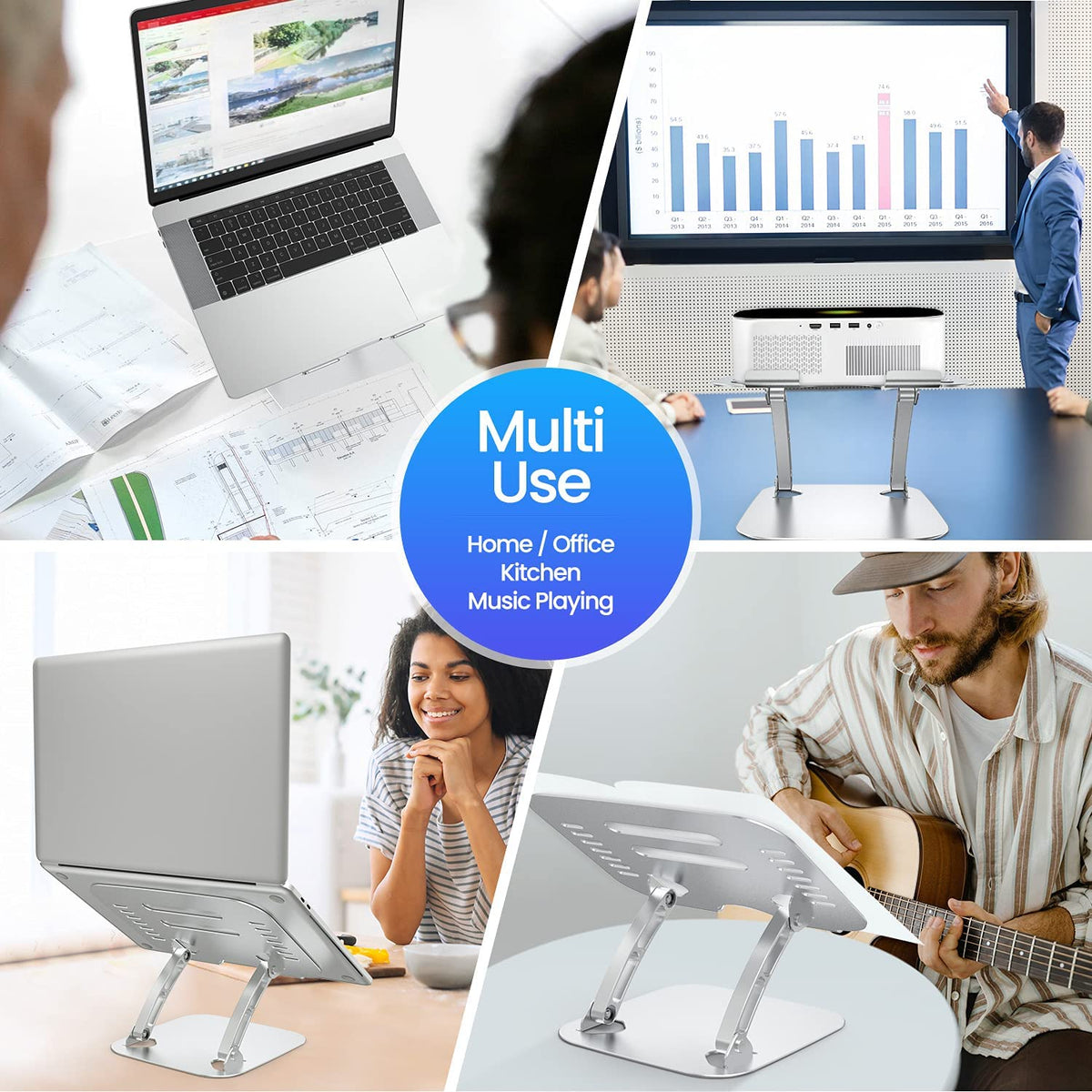 EasyStand™ – Flexibler, drehbarer Laptopständer für komfortables Arbeiten