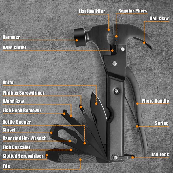 ProHammer™ - 14-in-1 Multitool Set für alle Einsatzmöglichkeiten