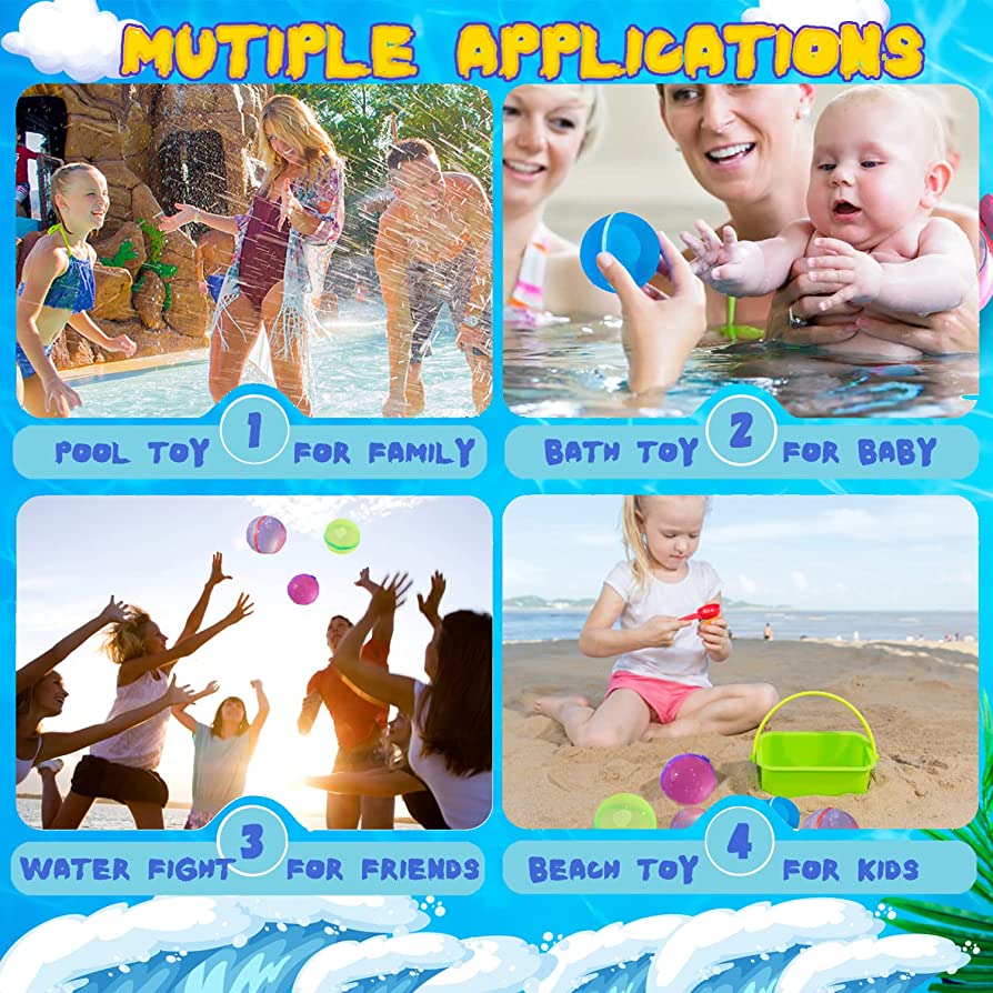 EasySplash™ - Wiederverwendbare Wasserballons für grenzenlosen Sommer-Spaß! | 4+4 GRATIS