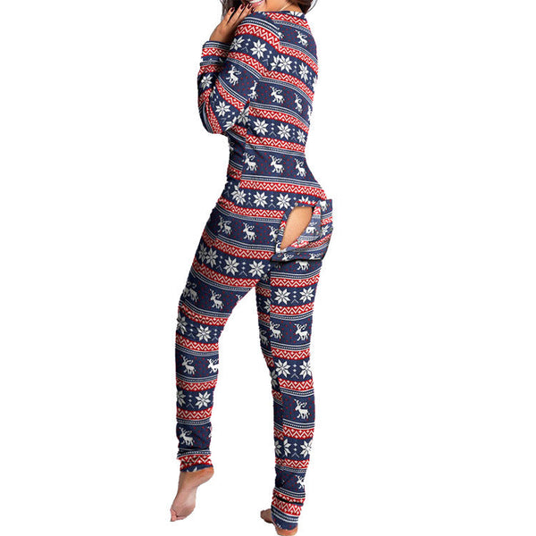 WinterGlow™ – Festlicher Jumpsuit mit Knopfleiste für Frauen