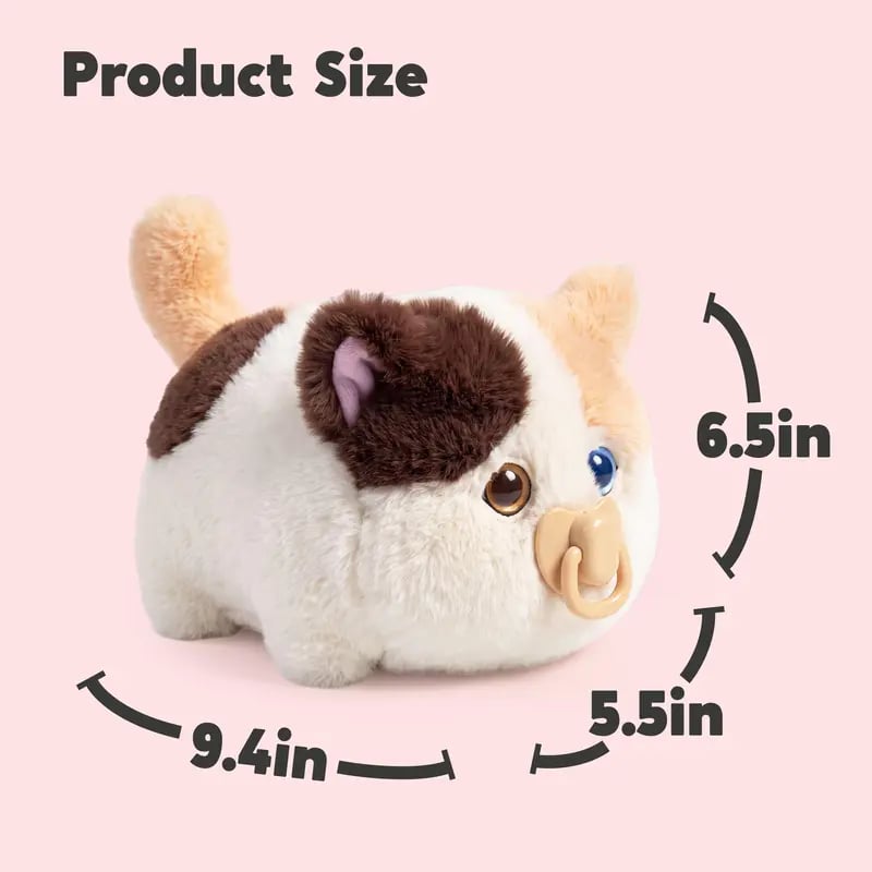 MiauMio™ Interaktive Kuschelkatze | Schnurren, Spielen & Freude schenken