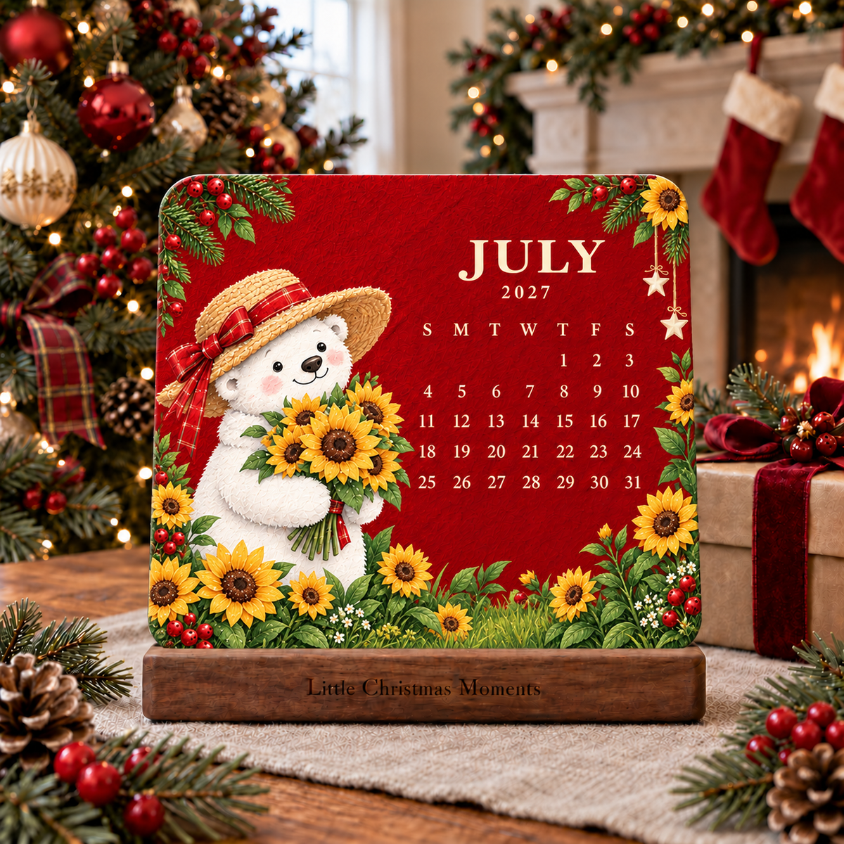Floravera™ Pflanzbarer Dauerkalender 2027 | 12 Monate voller Blüten