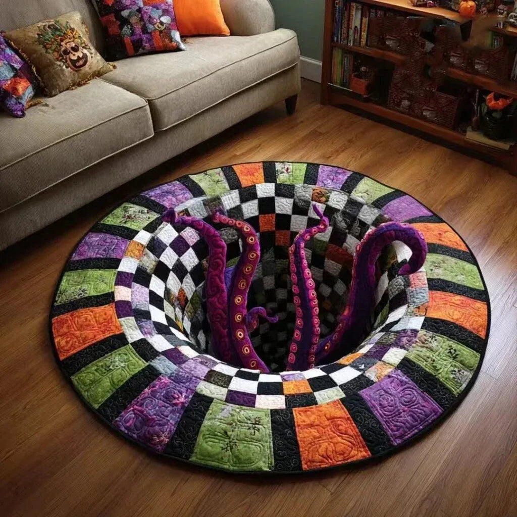 SpookDepth™ 3D Halloween Illusions-Teppich | Schauriger Tiefeneffekt