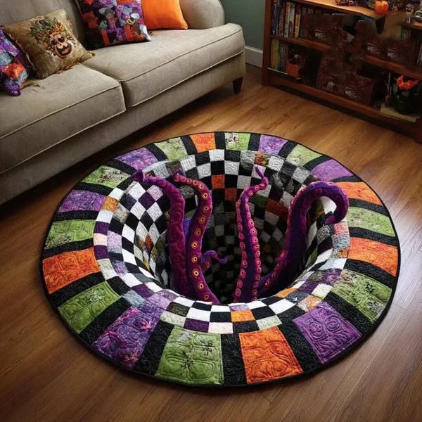 SpookDepth™ 3D Halloween Illusions-Teppich | Schauriger Tiefeneffekt