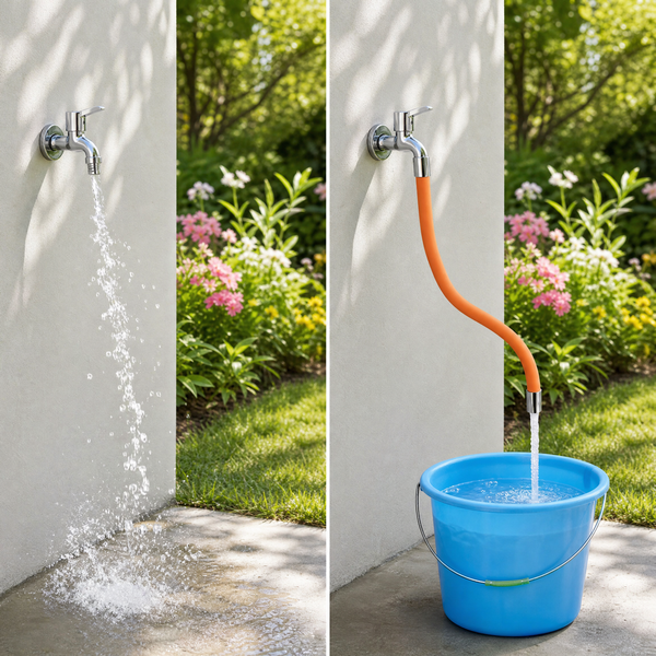 AquaBend™ Flexibler Wasserhahn-Verlängerungsschlauch | Präzise Wasserführung & spritzfreies Befüllen