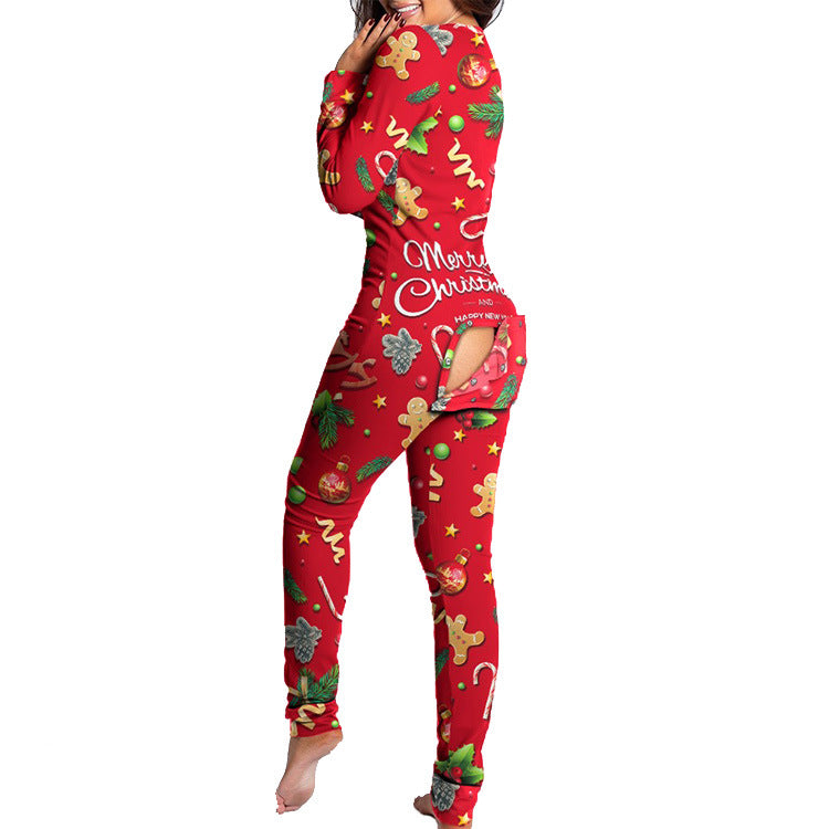 WinterGlow™ – Festlicher Jumpsuit mit Knopfleiste für Frauen