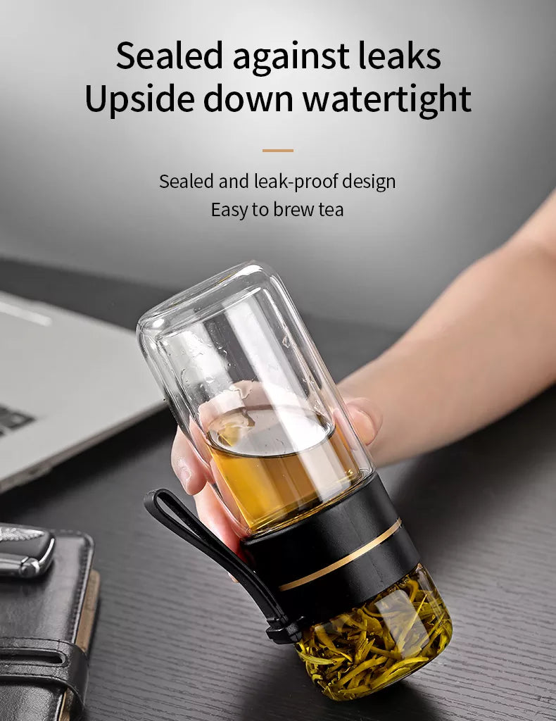 EasyTea™ - Die praktische Tee-Wasserflasche für unterwegs