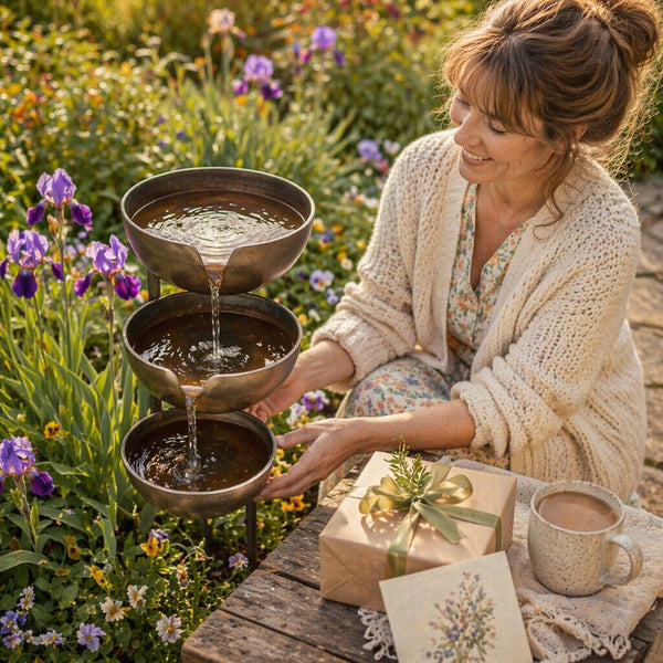 Rainora™ Regensammler-Vogelbad | Natürliche Wasserquelle für Vögel & Bienen