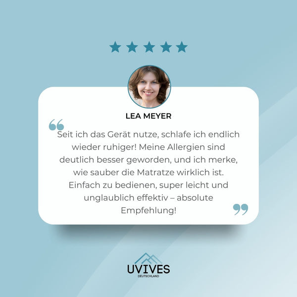 MiteBuster™ - Staubsauger zur Entfernung von Haushaltsmilben